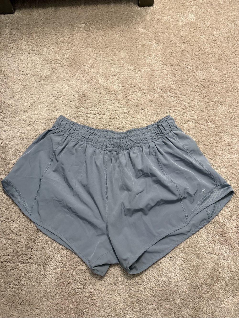 Women's Athletic Running Shorts - Slate Blue/Gray